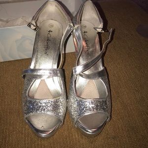 Silver heels